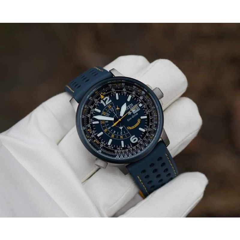 ĐỒNG HỒ NAM CHÍNH HÃNG CITIZEN BJ7007-02L ECO_DRIVE PROMASTER SKY BLUE ANGELS