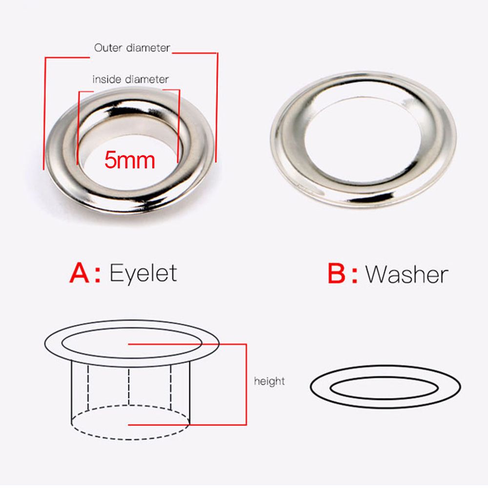 Set 50 Nút Bấm Kim Loại Nhiều Màu Sắc Chuyên Dụng Cho May Quần Áo/Giày Da