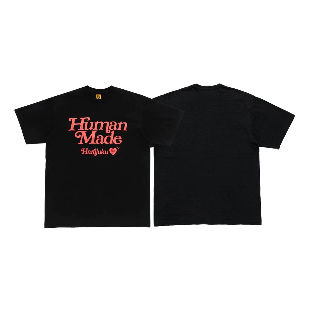 HUMAN MADE love letter printing pure cotton simple casual loose couple short-sleeved T-shirt tide brand