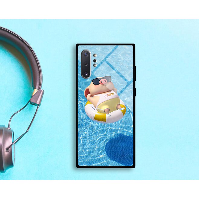 Bộ ốp lưng kính hình heo cute cho điện thoại Samsung note 10/note 10 plus (note 10+) part 1 mã từ 1-20