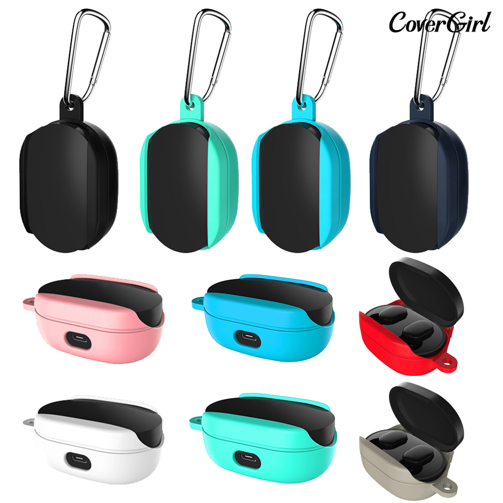 Vỏ Bảo Vệ Hộp Sạc Tai Nghe Xiaomi Redmi Airdots Bằng Silicon Chống Sốc Mang Đi Tiện Dụng
