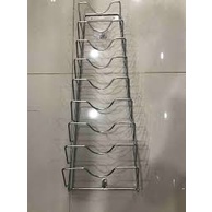 Giá treo vung nồi inox 6 tầng - LOẠI DÀY HÀNG ĐẸP