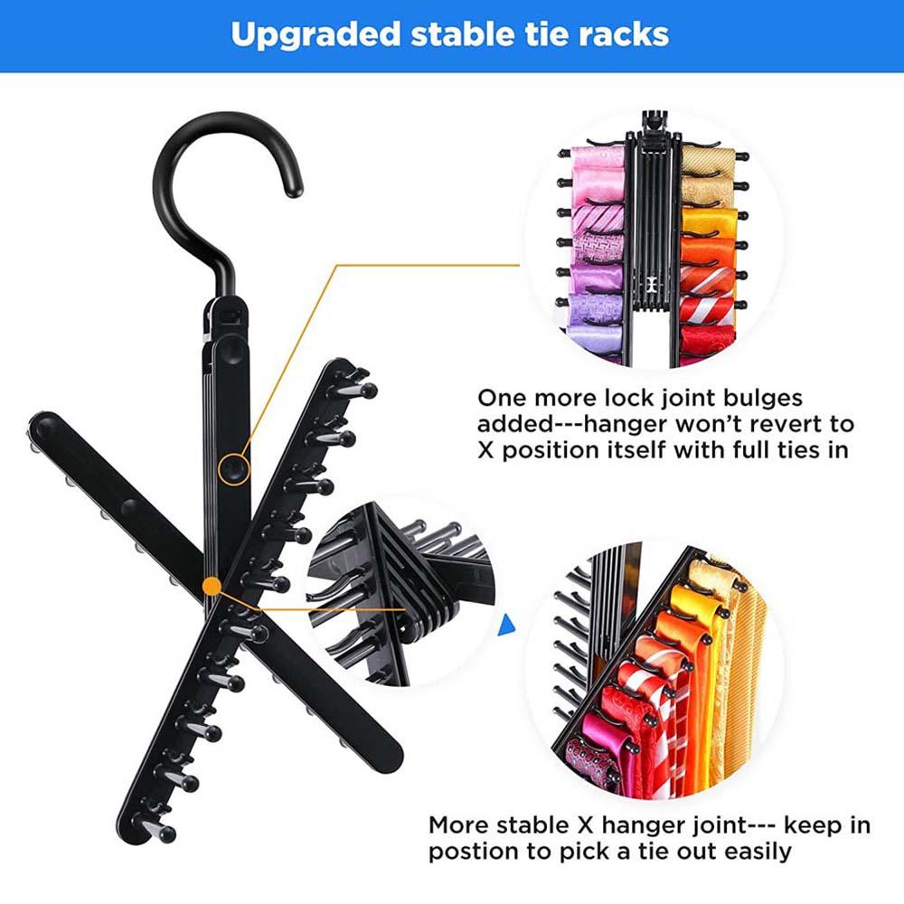 Giá Treo Cà Vạt Xoay 360 Độ Chống Trượt Tiện Dụng