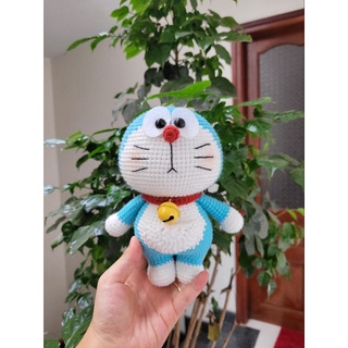 [HÀNG CÓ SẴN] MÈO MÁY DORAEMON len móc handmade