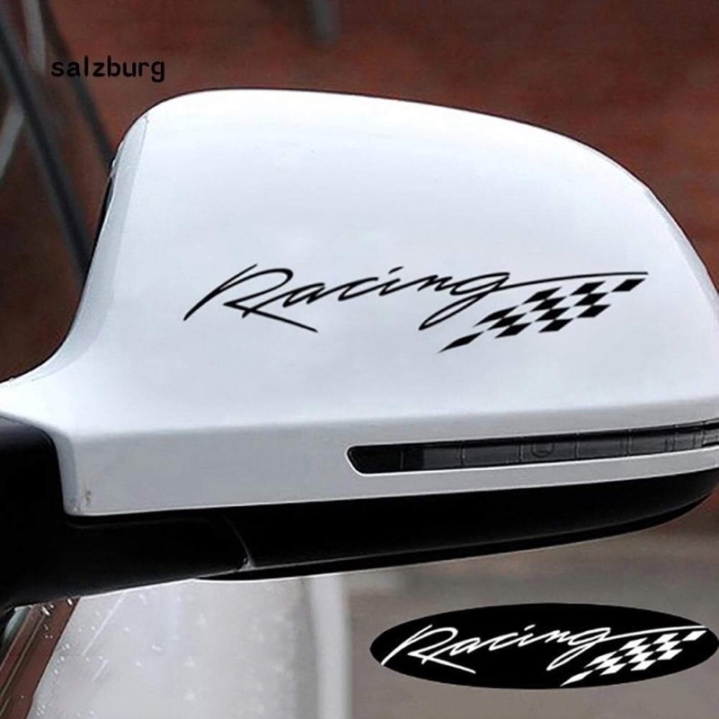 Decal Dán xe chữ Racing Sticker