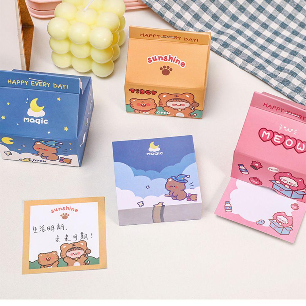 Set 1 / 200 Tấm Giấy Ghi Chú Nhiều Màu Sắc ​Sticker Giấy Dán Trang Trí Xinh Xắn Chất Lượng