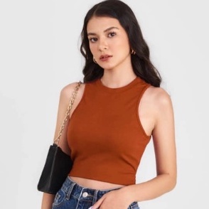 Áo croptop nữ ôm body 3 lỗ không tay Madela tôn dáng nhiều màu-ACTNKT