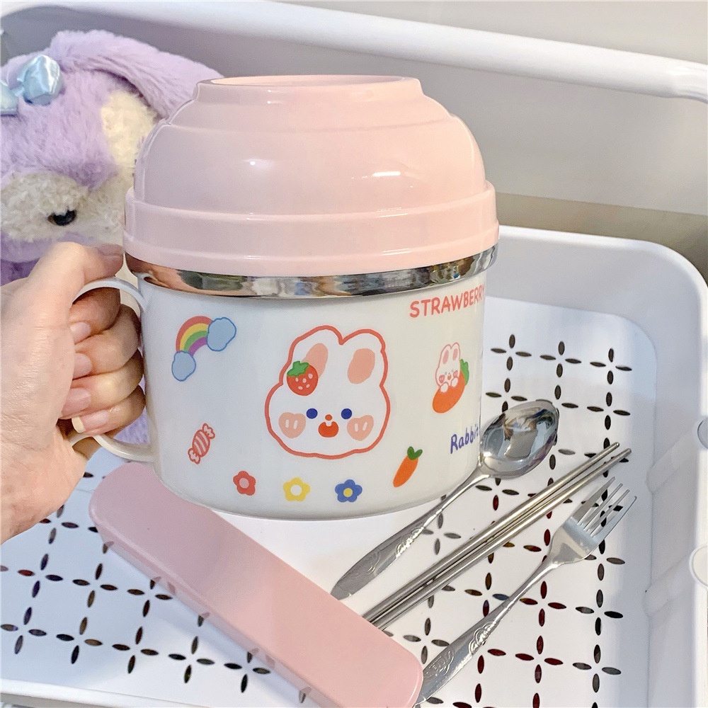 Tô Ăn Mì Bằng Thép Không Gỉ Sức Chứa Lớn