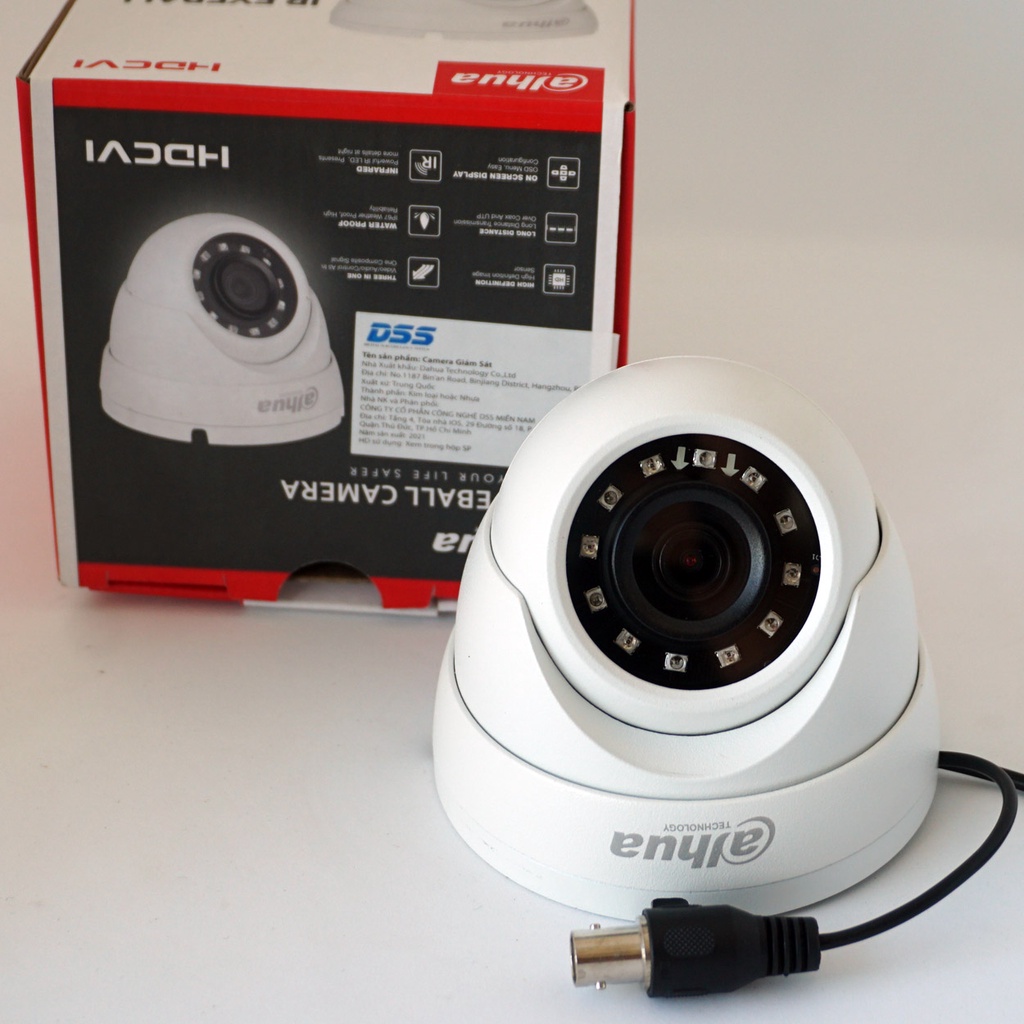 Camera an ninh DAHUA HAC-1200MP HDCVI 2MP Tính năng Chống Ngược Sáng,Hình ảnh Sắc Nét,Chống Thấm Nước- BH 24TH