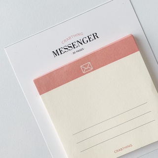 Giấy note ghi lời nhắn - Crabit Messenger Notepad - 30 tờ