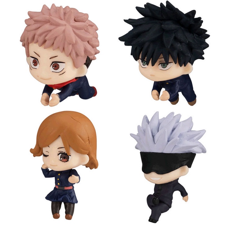Bộ 4 Mô Hình Nhân Vật Phim Anime Trang Trí Bàn Làm Việc