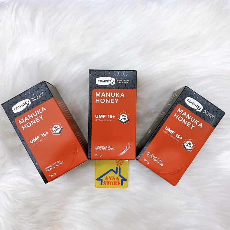 Mật Ong Comvita Manuka Honey UMF 15+ Chiết Xuất 100% Từ Thiên Nhiên Giúp Tăng Cường Sức Khỏe Và Hệ Miễn Dịch 250g