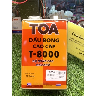 Dầu bóng toa t-8000. đánh bóng đồ gỗ, cầu thang, cửa sổ lon 850ml