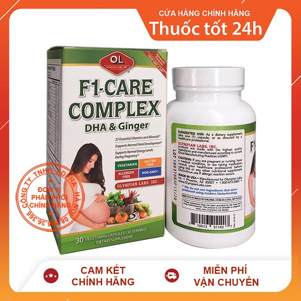 F1 Care Complex – Vitamin tổng hợp số 1 cho bà bầu