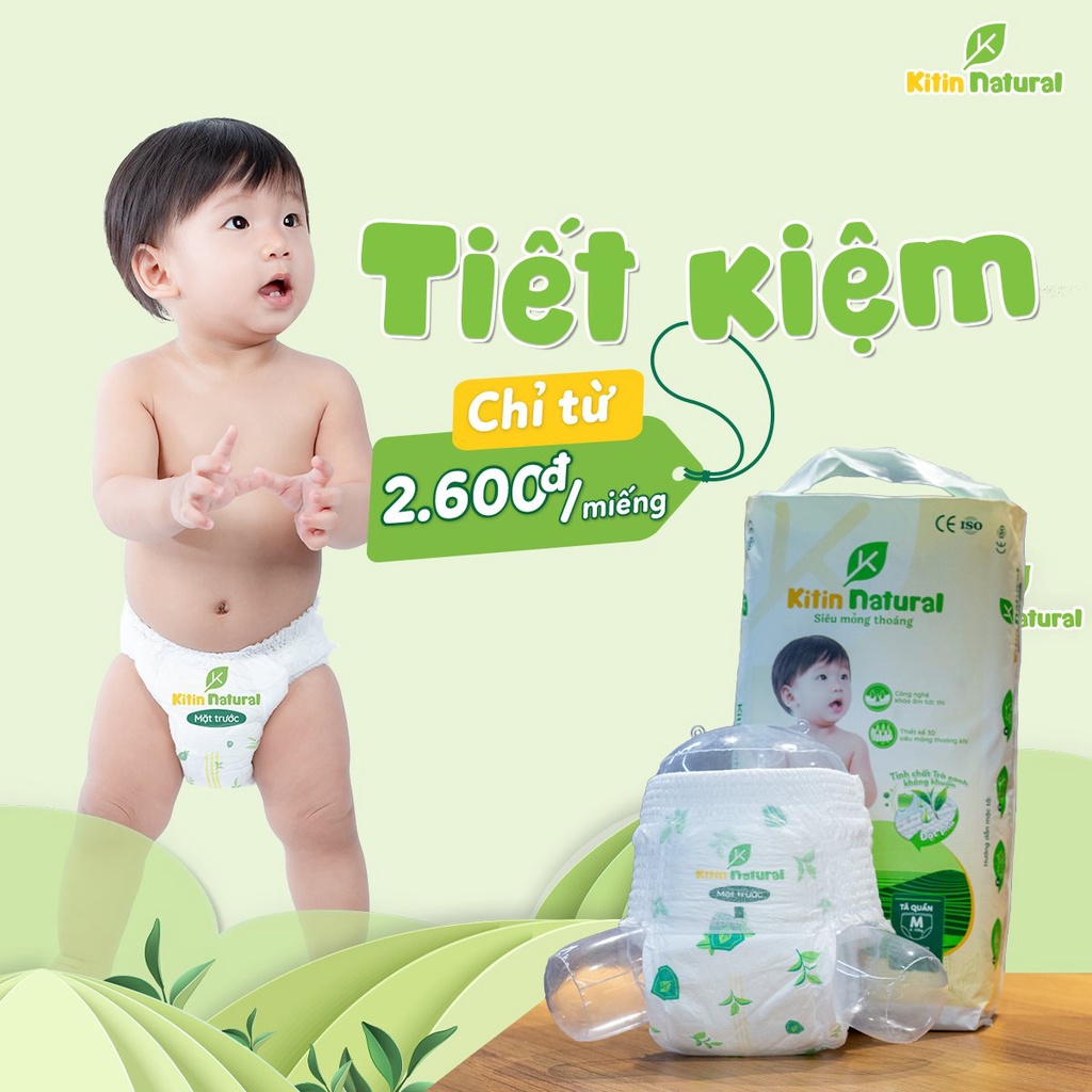 BỈM QUẦN/ DÁN KITIN NATURAL S50/M44/L40/XL38/XXL36/XXXL34