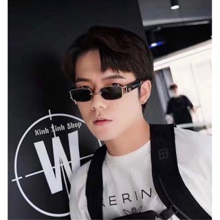 Kính râm mắt vuông nhỏ GW002 mini retro Cao cấp