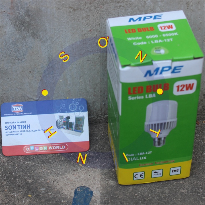 Bóng Led Bulb 12W 20W 30W 40W 50WE27 LB LBA MPE Thân Nhôm