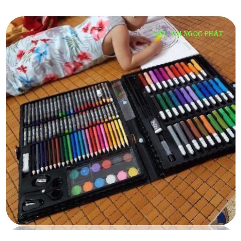 HỘP MÀU 150 CHI TIẾT, cho bé yêu thỏa sức sáng tạo_ HÀNG LOẠI 1
