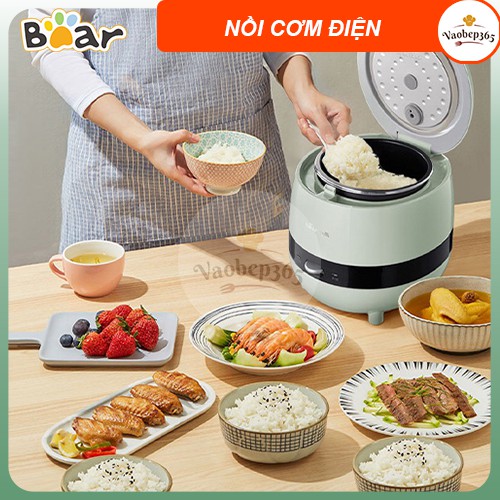 Nồi Cơm Điện Bear Đa năng dung tích 1,2L , hàng nội địa Trung- Bảo hàng 12 tháng