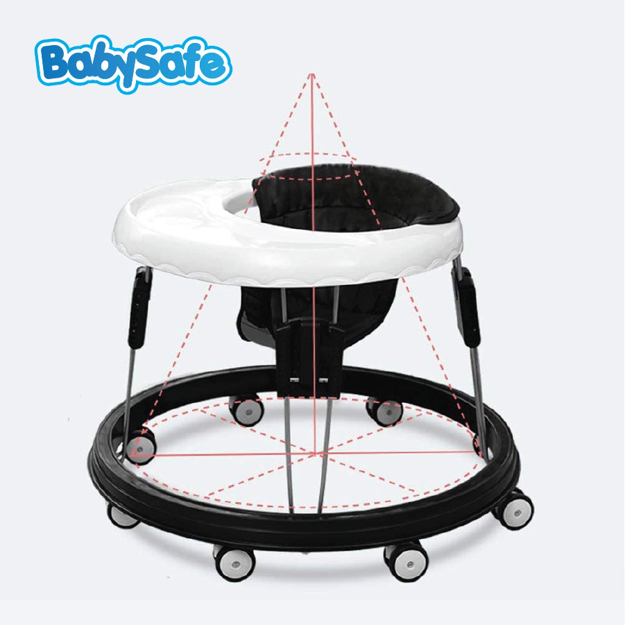 Xe đẩy BabySafe 8 bánh thông minh, gọn nhẹ tiện lợi, dành cho bé từ 6 – 18 Tháng, cam kết bảo hành