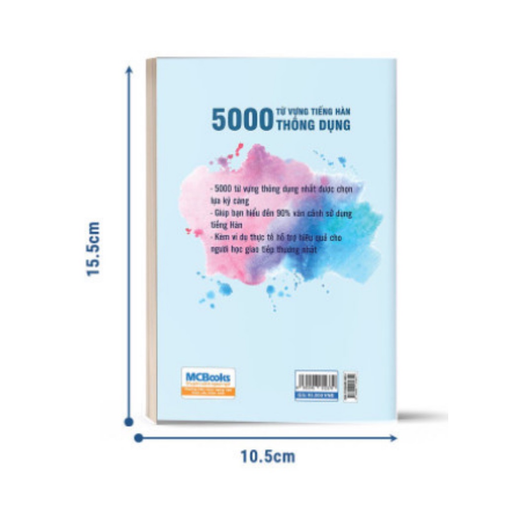 Sách - 5000 Từ Vựng Tiếng Hàn Thông Dụng