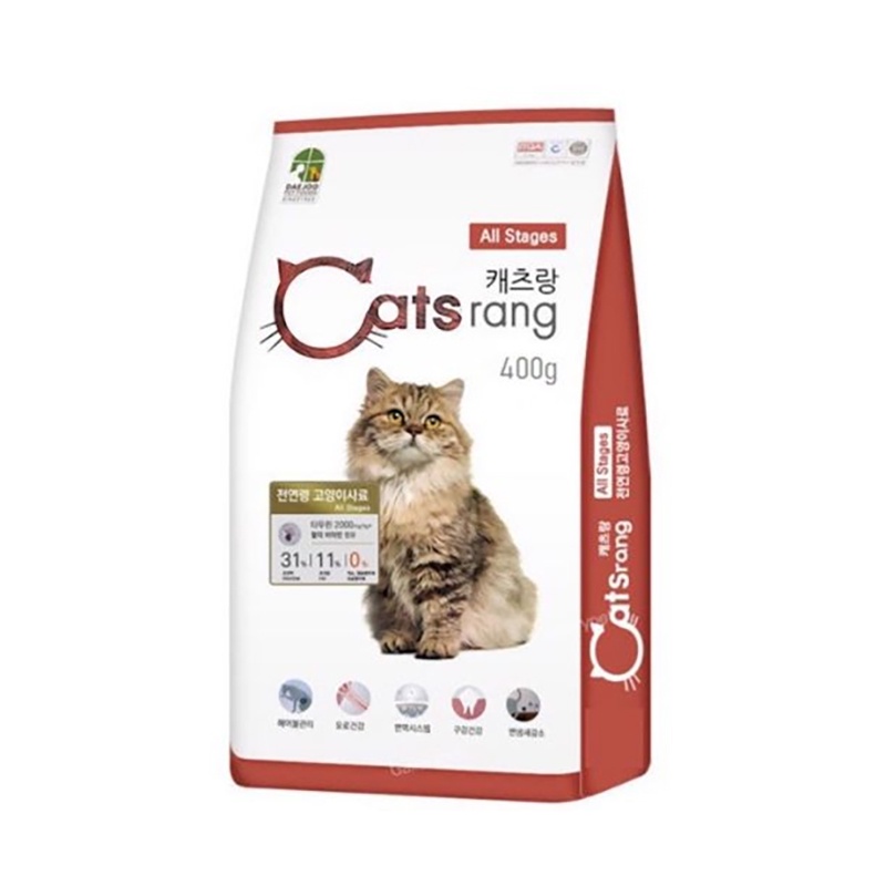 Thức ăn cho mèo hạt Catsrang dành cho mèo mọi lừa tuổi gói chiết 500g