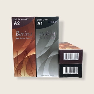 Thuốc nhuộm tóc đen, nâu berina a1,a2 thái lan 60ml - phủ bạc