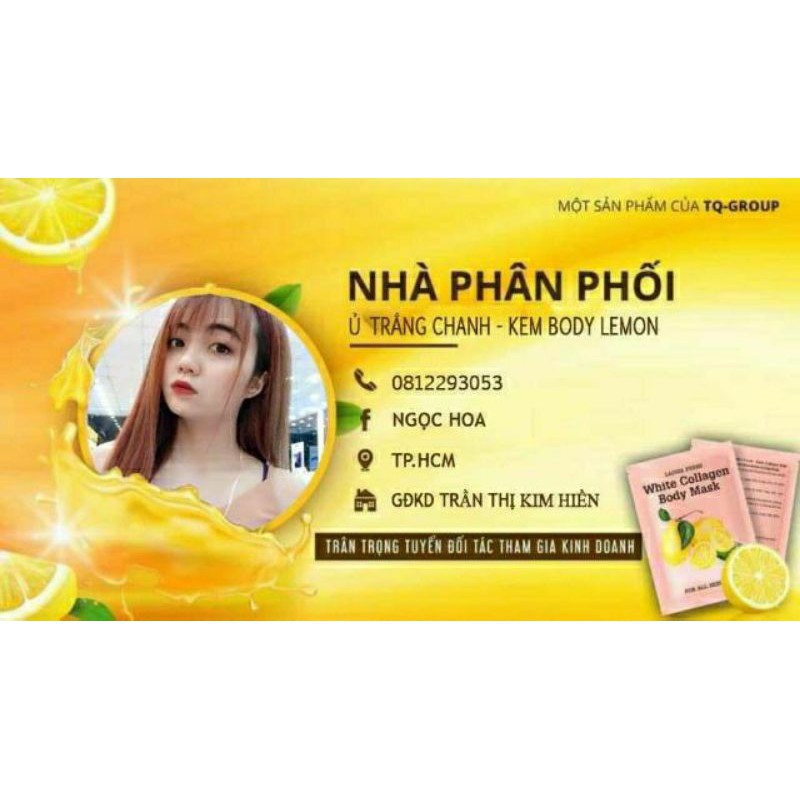 [ CHÍNH HÃNG ] Kem Body Lemon Chanh Kích Trắng Da