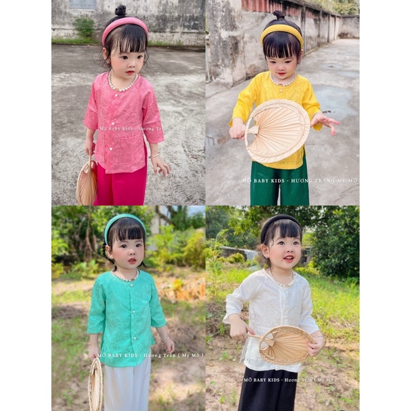 Bà ba handmade kèm bờm cao cấp cho bé gái