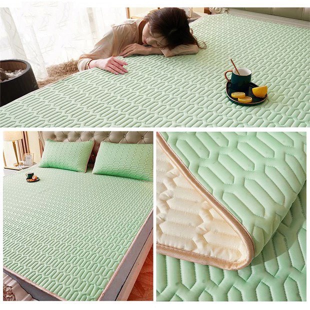 Chiếu điều hòa cao su non, Chiếu tencel latex thái lan nhập khẩu cao cấp kích thước 1m6, 1m8, 2m2