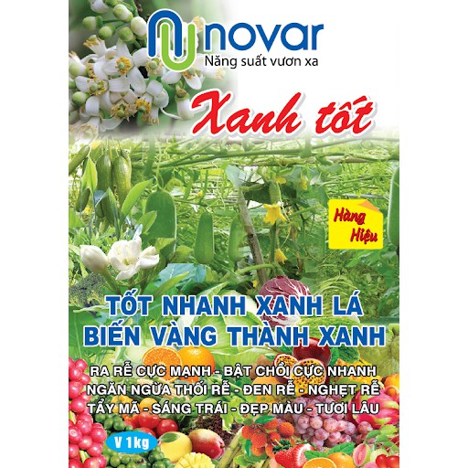 1KG Phân Trung Lượng Bón Rễ Novar-M