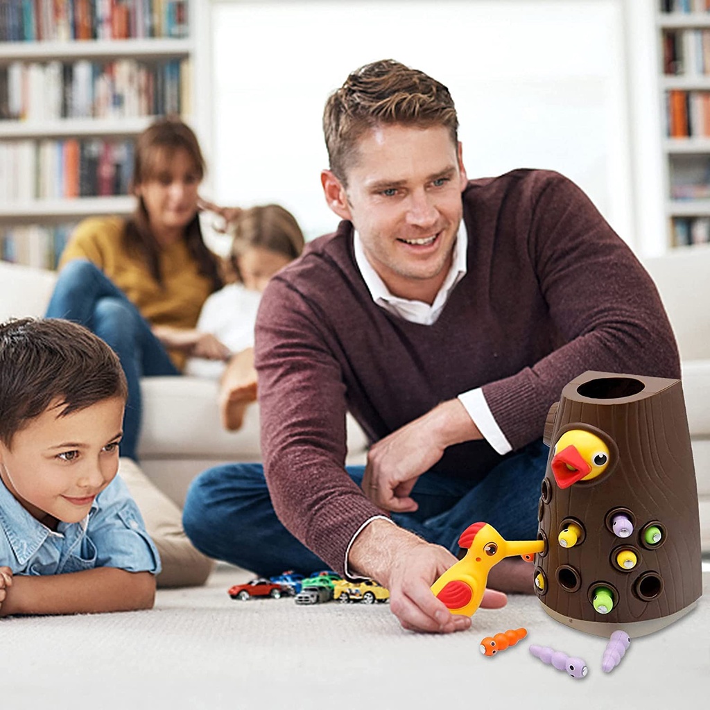 Đồ Chơi Động Cơ Một Chiều Từ Tính Cho Bé 2-3 Tuổi