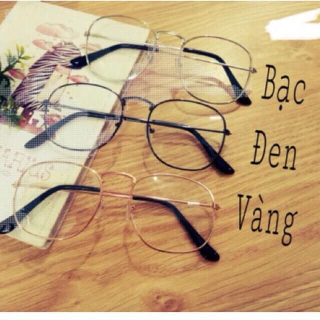Kính Vuông tròn ngố ulzzang các màu không độ nobita | BigBuy360 - bigbuy360.vn