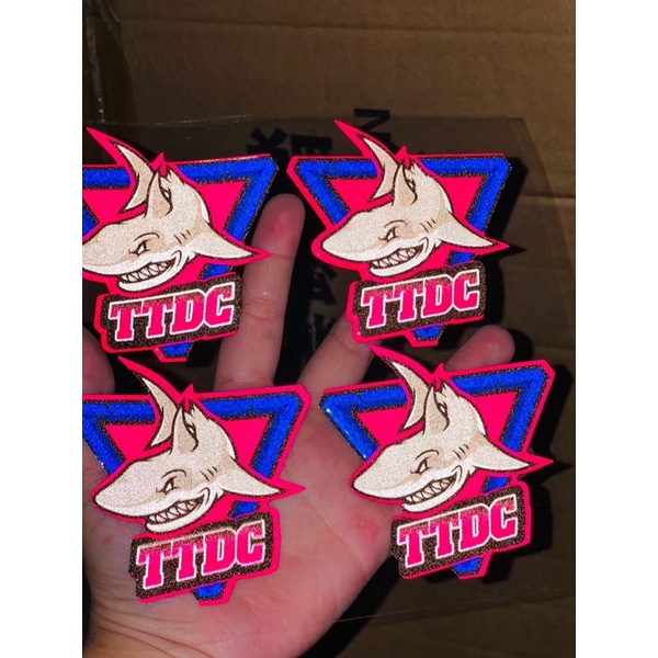 Tem Sticker nổi 3D Phản Quang TTDC DECAL ✌🇻🇳
