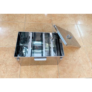 BỂ TÁCH MỠ INOX 304 - 25L - BỂ TÁCH MỠ GIA ĐÌNH