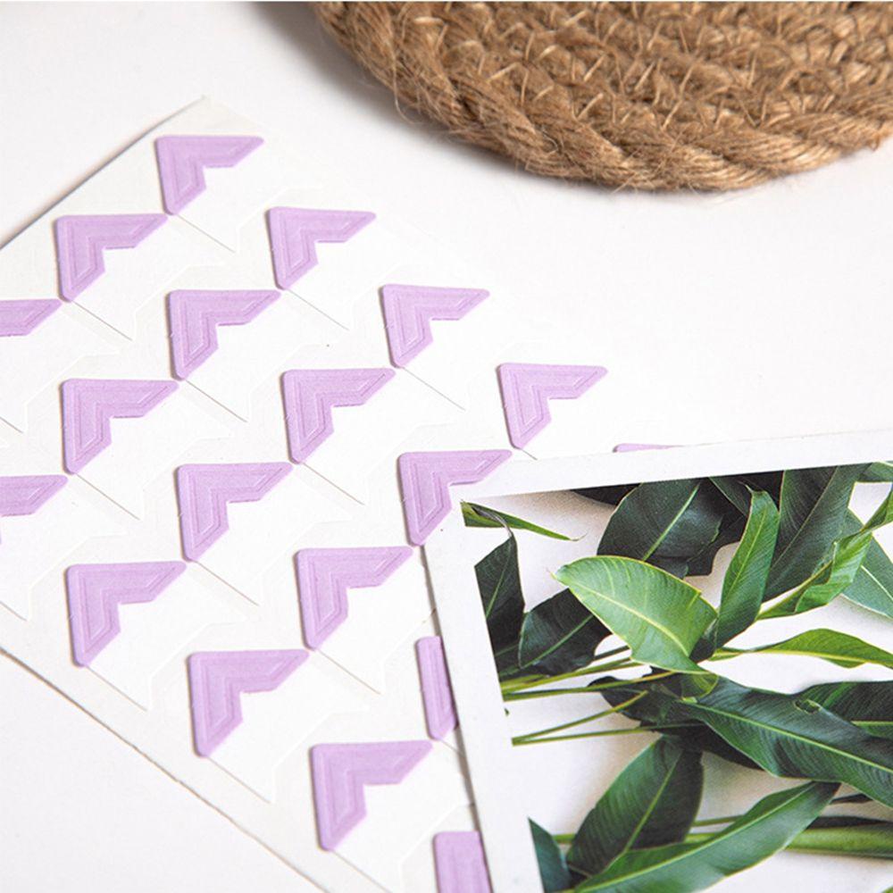 Sticker Giấy Kraft Dán Góc Phong Cách Retro 14 Màu Để Trang Trí Sổ Tay