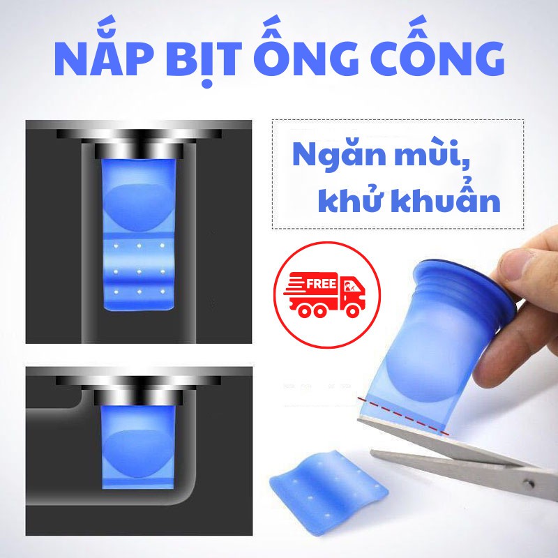 Nắp Đậy Ống Cống , Nắp Cống Ngăn Mùi Hôi Nhà Vệ Sinh LIMO.H