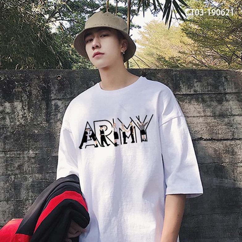 Áo Thun BTS ARMY Hình Vẽ Bóng - CT03-190621