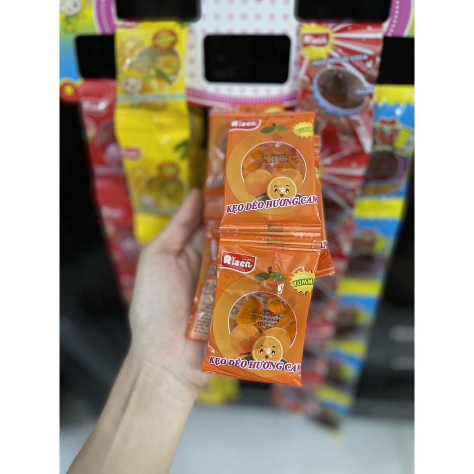 Kẹo dẻo trái cây risen luxumi nhập risen food usa 50 gói