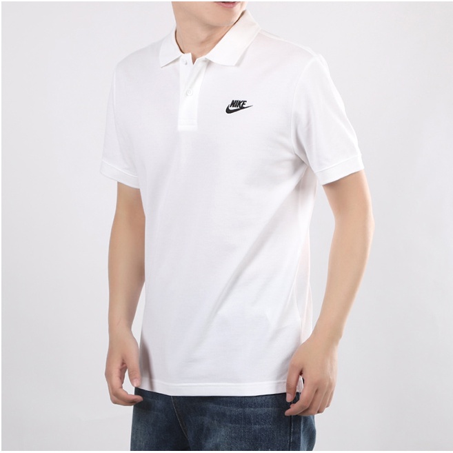 Nike Áo polo 100% Cotton Ngắn Tay Thời Trang Thể Thao Dành Cho Nam