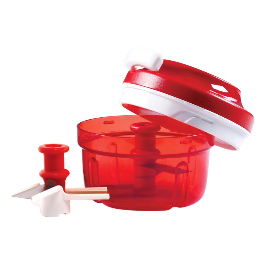 Máy xay cầm tay tiện lợi Turbo Chopper Tupperware 300ml máy xay đa năng không sử dụng điện dễ dàng mang theo