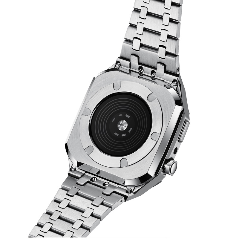 jansin Modification Mod Kit Dây đeo Có Khung Cho apple watch 8 45mm 44mm iwatch series 8 7 6 SE 5 4