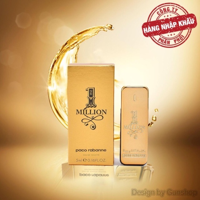 Nước hoa nam PACO RABANNE 1 Million EDT 5ml | BigBuy360 - bigbuy360.vn