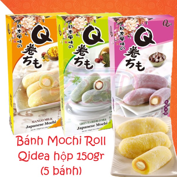 Bánh Mochi Roll Qidea vị hộp 150gr