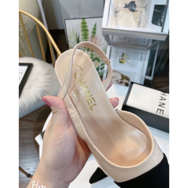 hm(ẢNH THẬT) Sandal 6p Vá Mũi Da Mềm Êm Fullbox Bill Túi Hãng Cao Cấp