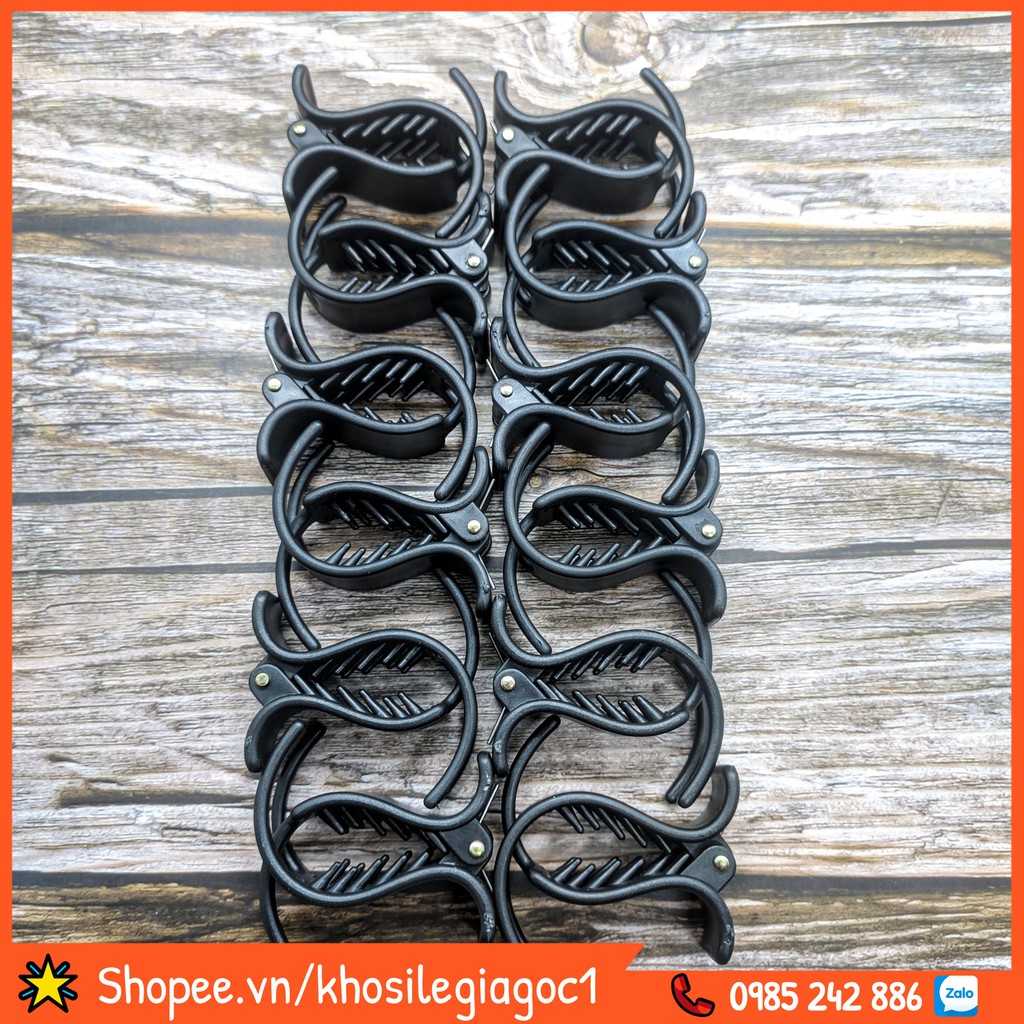 SET 12 Kẹp Tóc Càng Cua Mix Màu