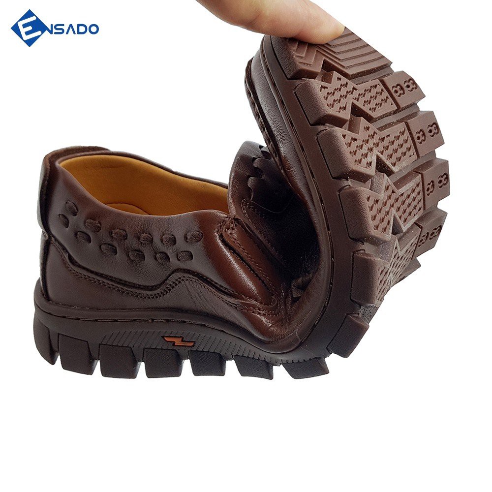 Giày Lười Nam Đế Mềm Giày Nam Da Bò Tấm Cực Kỳ Êm Chân Phối Đồ Dễ Dàng Ensado GM5016