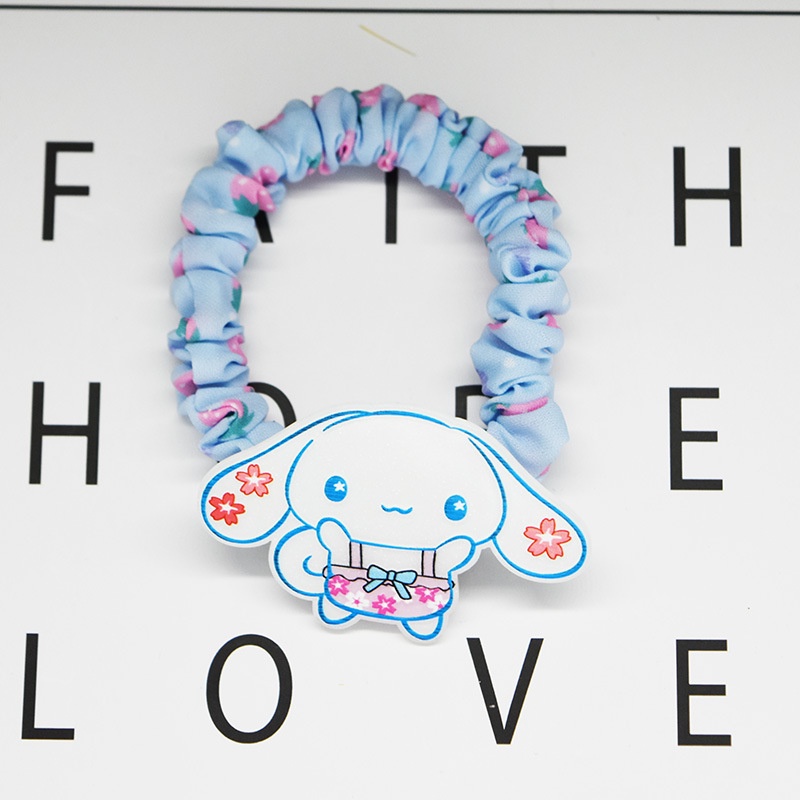 Dây Cột Tóc Sanrio Dạ Quang Dễ Thương Cho Bé Gái