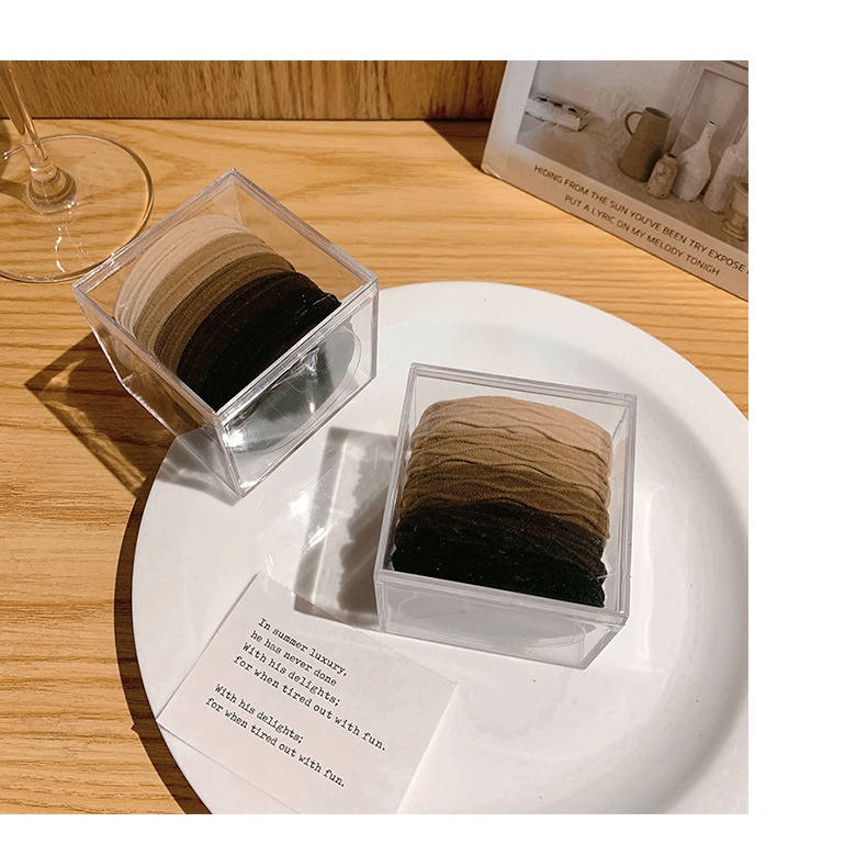 Dây buộc tóc cao su dày co giãn xinh xắn thời trang dành cho nữ