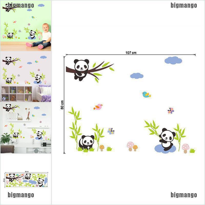 Sticker dán tường họa tiết hình các con vật đáng yêu dùng trang trí phòng cho trẻ nhỏ